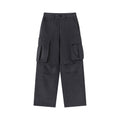 VLABMADE_Warm_Wool_Blend_Mid_Waist_Pleated_Pockets_Unisex_Deep_Gray_Wide_Cargo_Pants_MISSTT