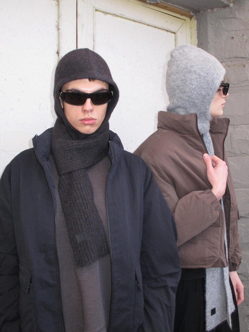 VLABMADE Warm Wool Blend Minimalist Solid Knit Unisex Everyday Beanies