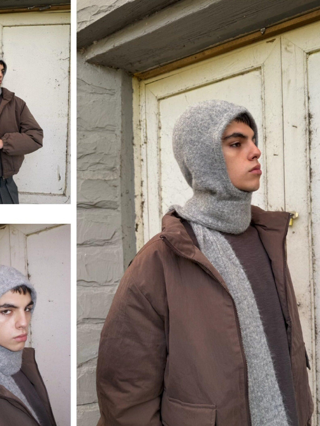 VLABMADE Warm Wool Blend Minimalist Solid Knit Unisex Everyday Beanies