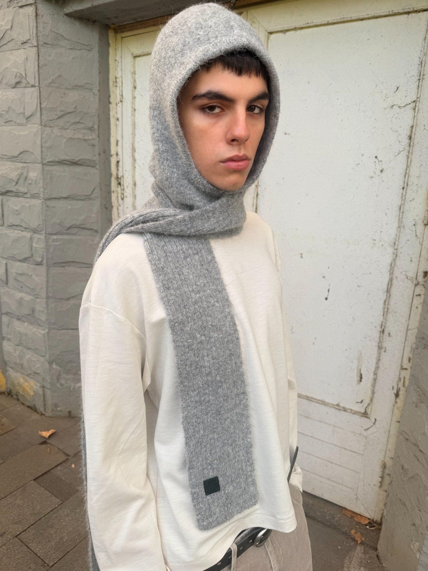 VLABMADE Warm Wool Blend Minimalist Solid Knit Unisex Everyday Beanies