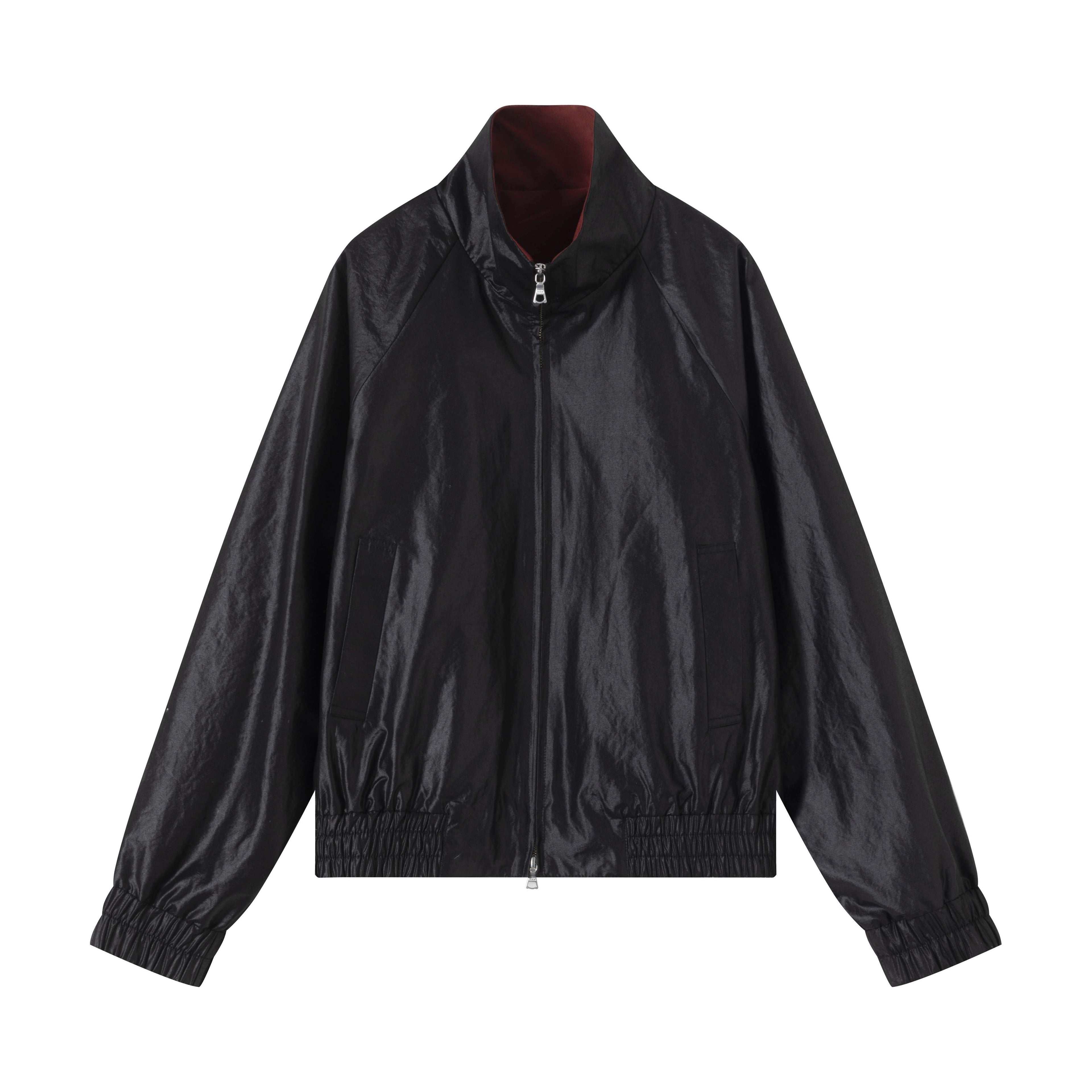 VLABMADE_Windproof_Silky_Colorblock_Loose_Fit_Unisex_Zip_Short_Elastic_Hem_Track_Jackets_MISSTT