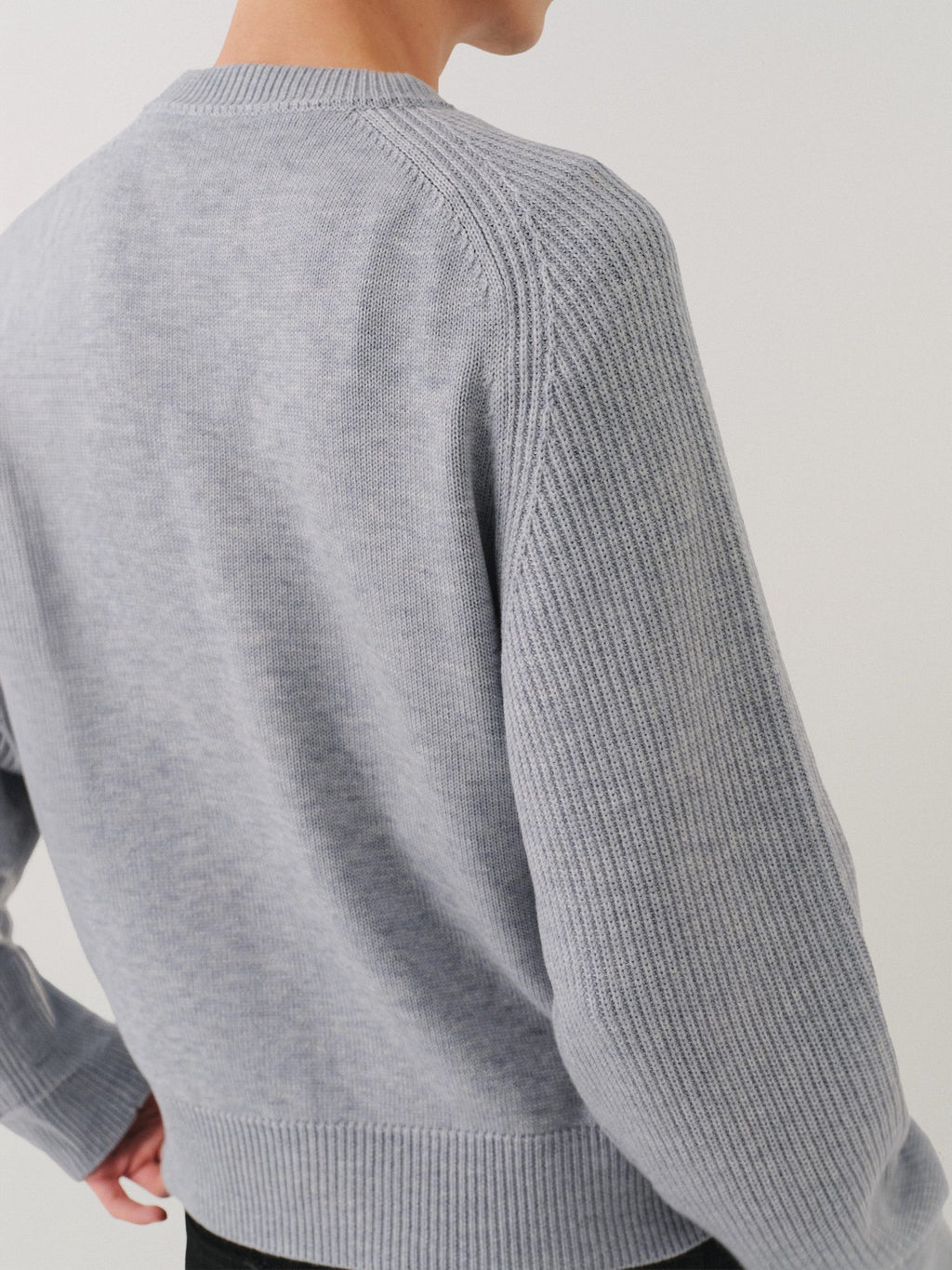 VLABMADE Wool Blend Structured Short Relaxed Fit Unisex Round Neck Crewneck Sweaters