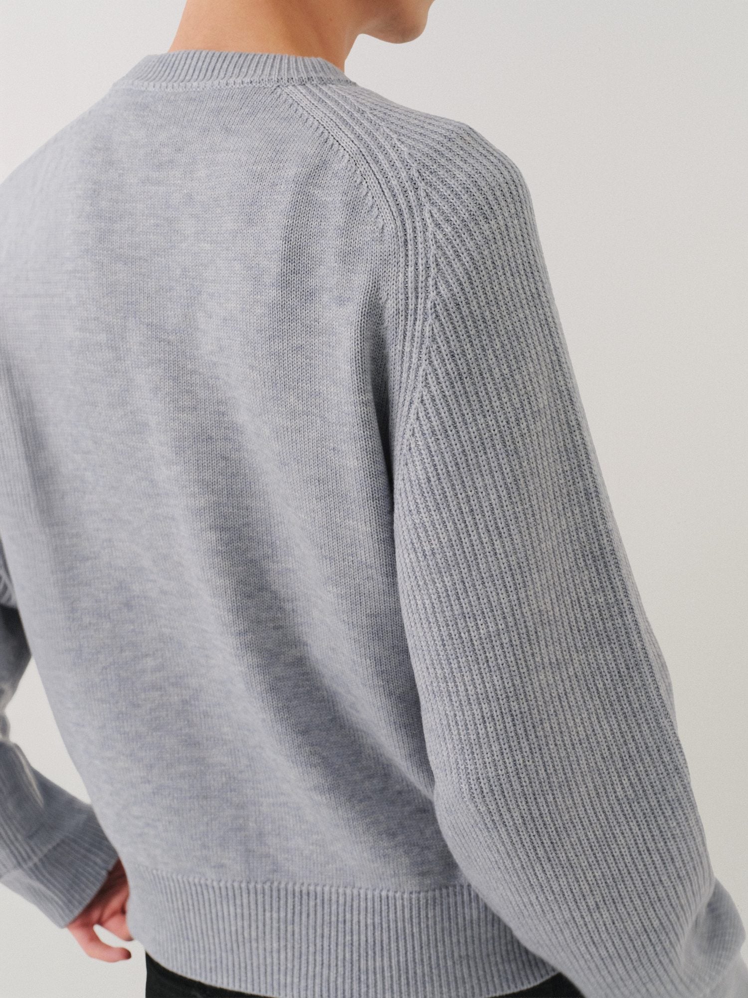VLABMADE Wool Blend Structured Short Relaxed Fit Unisex Round Neck Crewneck Sweaters