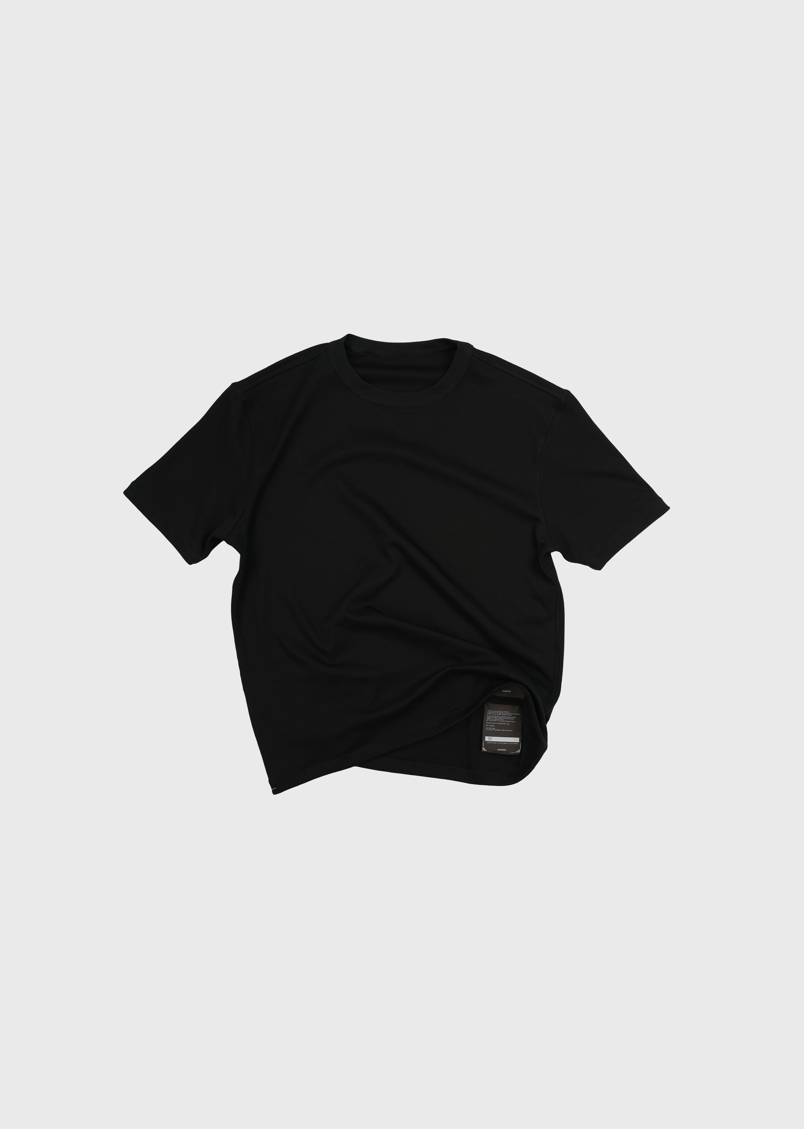 4JUNKS_Breathable_Cotton_Stretch_Loose_Crew_Neck_Unisex_Solid_Short_Sleeve_T-Shirts_MISSTT