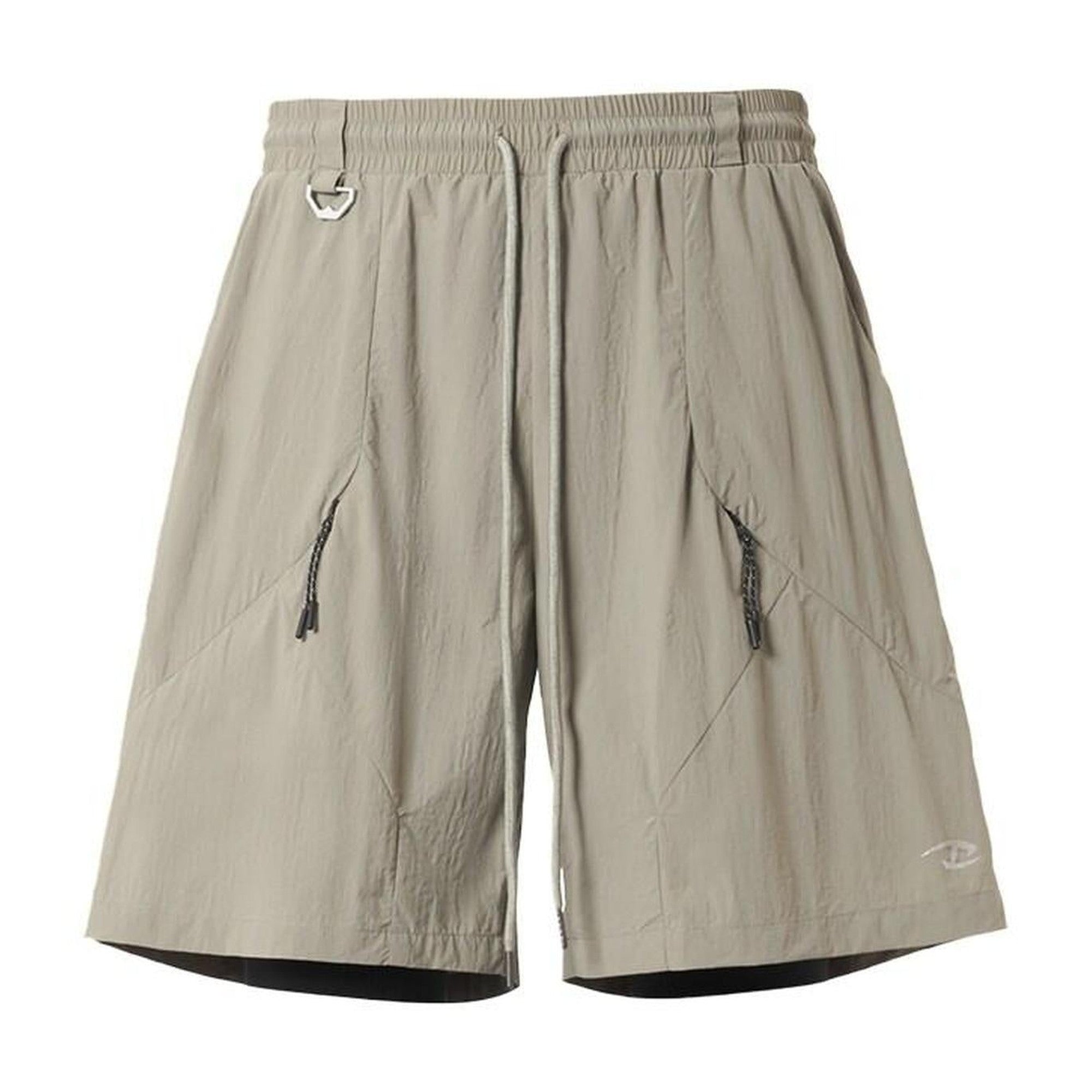 Comfort Loose Mid Rise Trendy Youth Daily Wear Khaki Black Casual Shorts main image