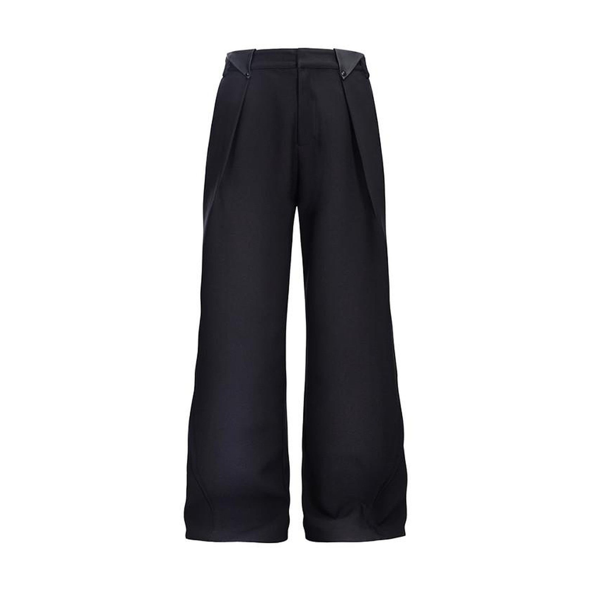 Comfortable Loose Fit Youthful Everyday Black Casual Streetwear Straight Pants main image