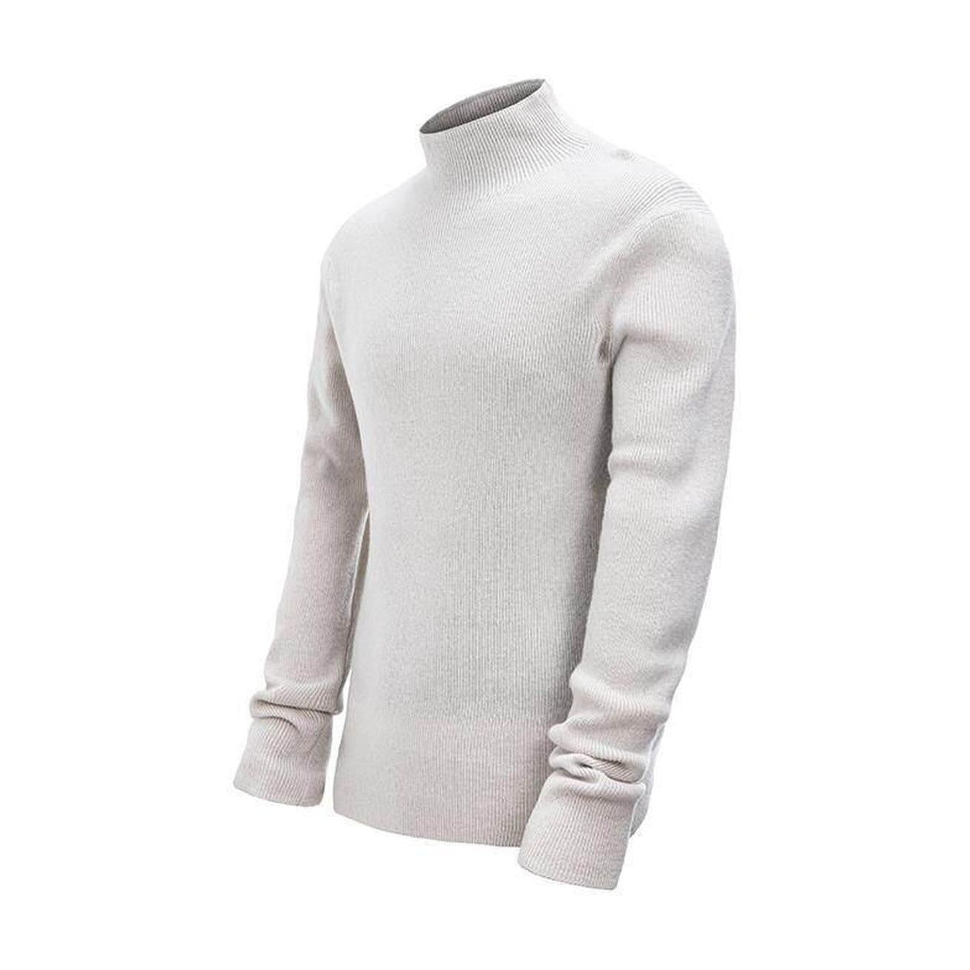 Comfortable Mock Neck Pullover Youthful Sporty Casual Long Sleeve T-Shirts main image