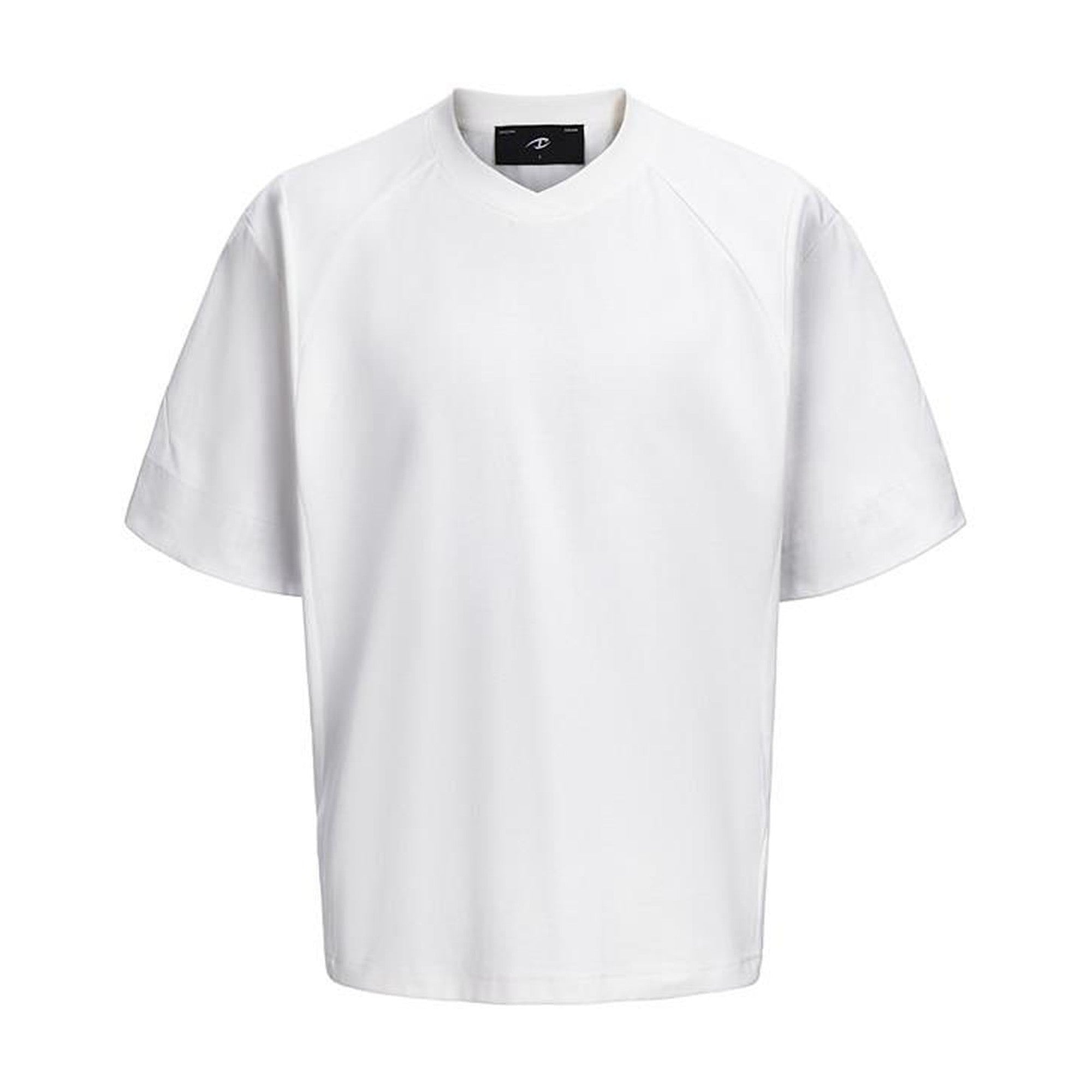 Comfy Oversized Crew Neck Youth Everyday Black White Short Sleeve T-Shirts main image