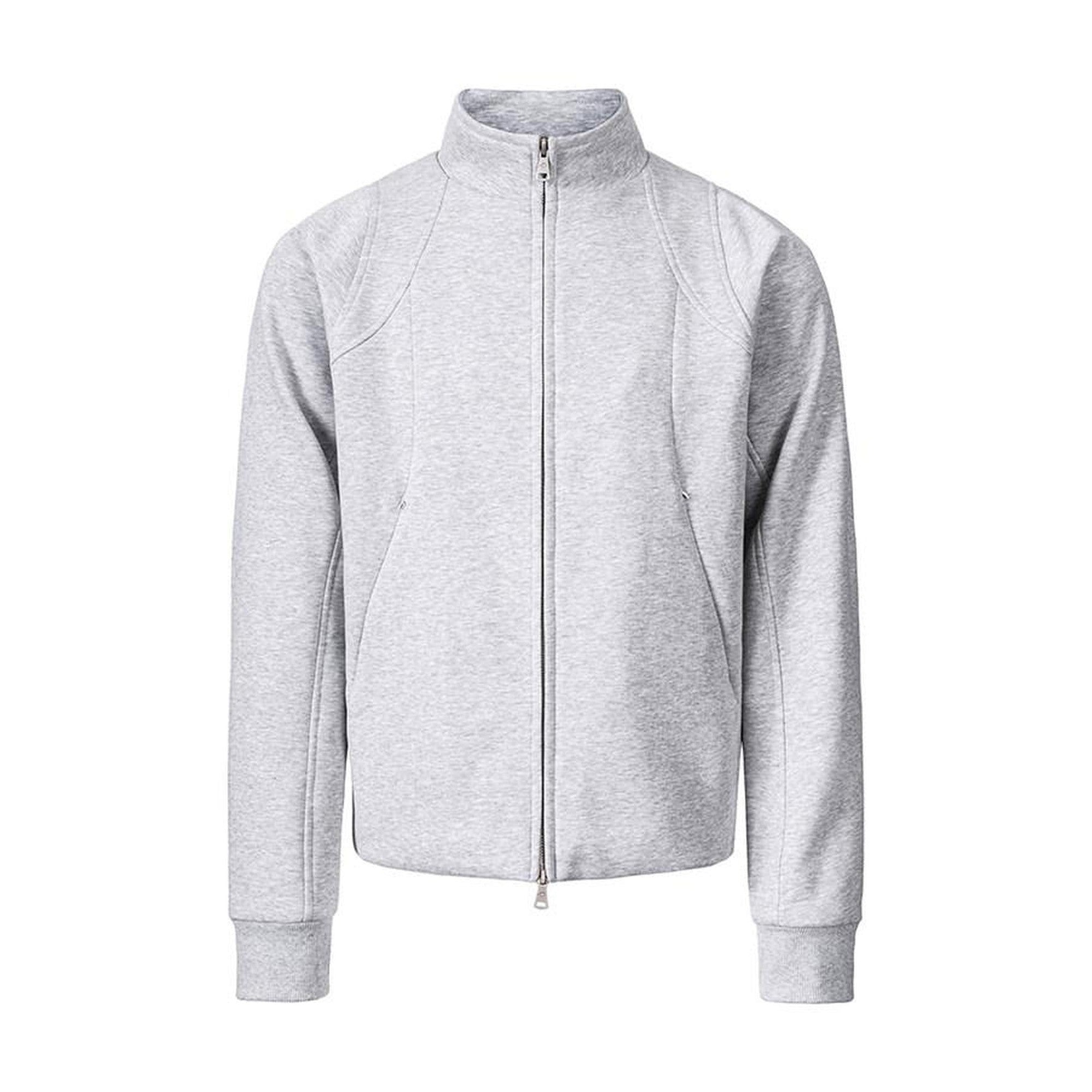 Cozy Loose Knit Zipper Stand Collar Casual Unisex Daily Tops Cardigans main image