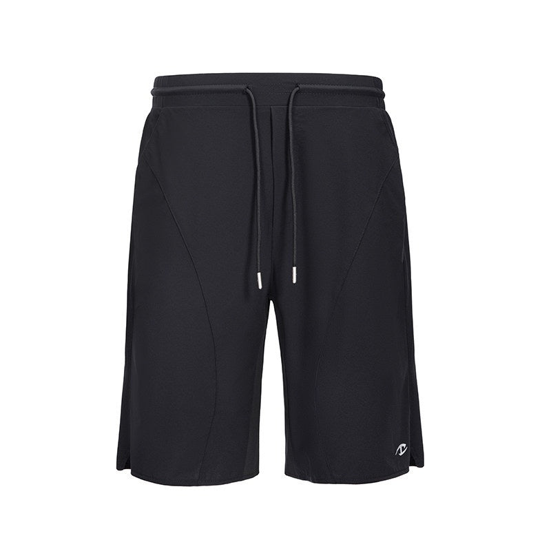 CATSSTAC Comfortable Loose Fit Youthful Everyday Casual Black Mid-Length Shorts