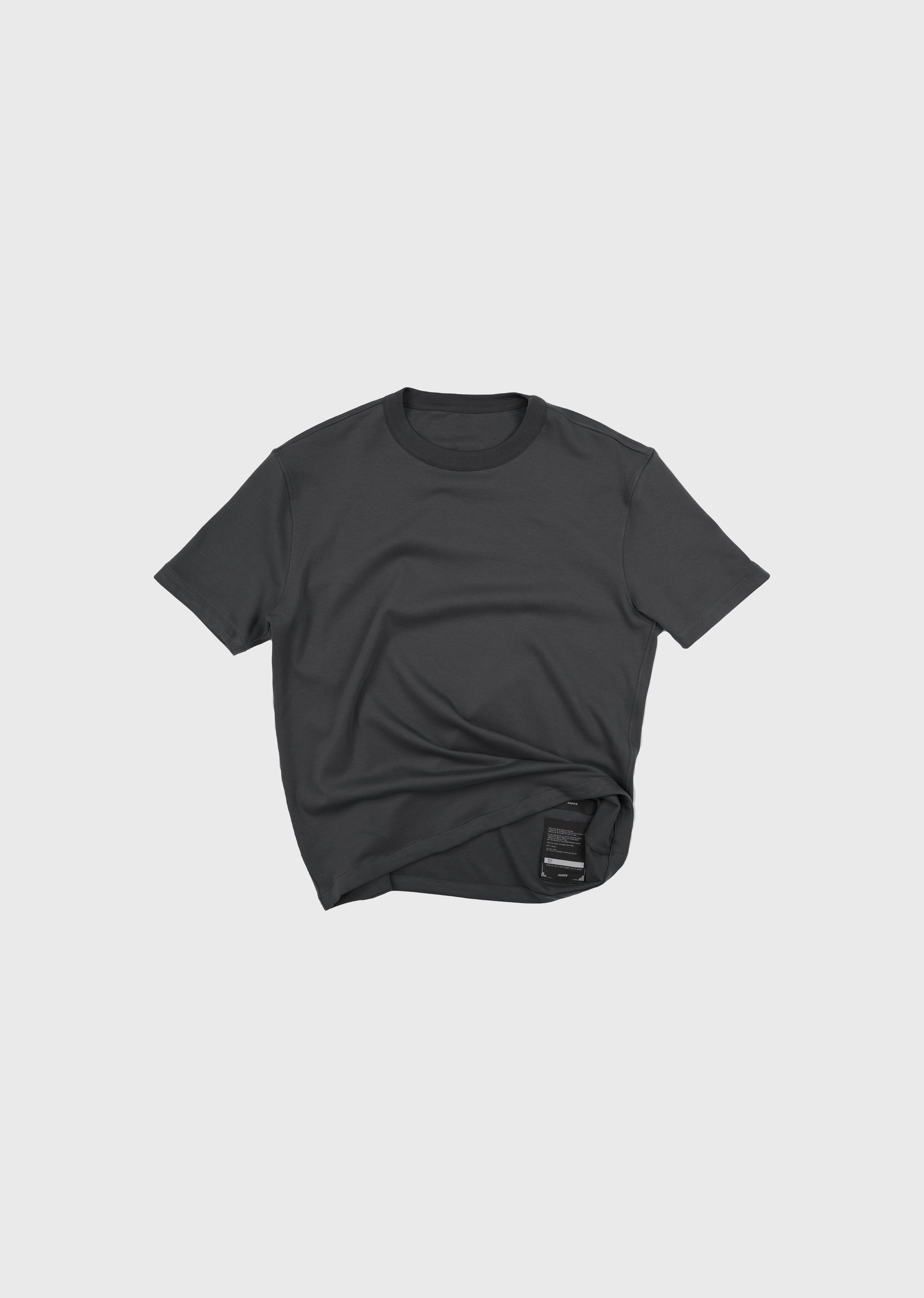 4JUNKS_Breathable_Cotton_Stretch_Loose_Crew_Neck_Unisex_Solid_Short_Sleeve_T-Shirts_MISSTT