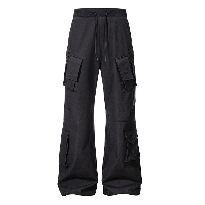CATSSTAC_Comfortable_Relaxed_Straight_Wide_Leg_Casual_Daily_Youth_Black_Gray_Shell_Pants_MISSTT