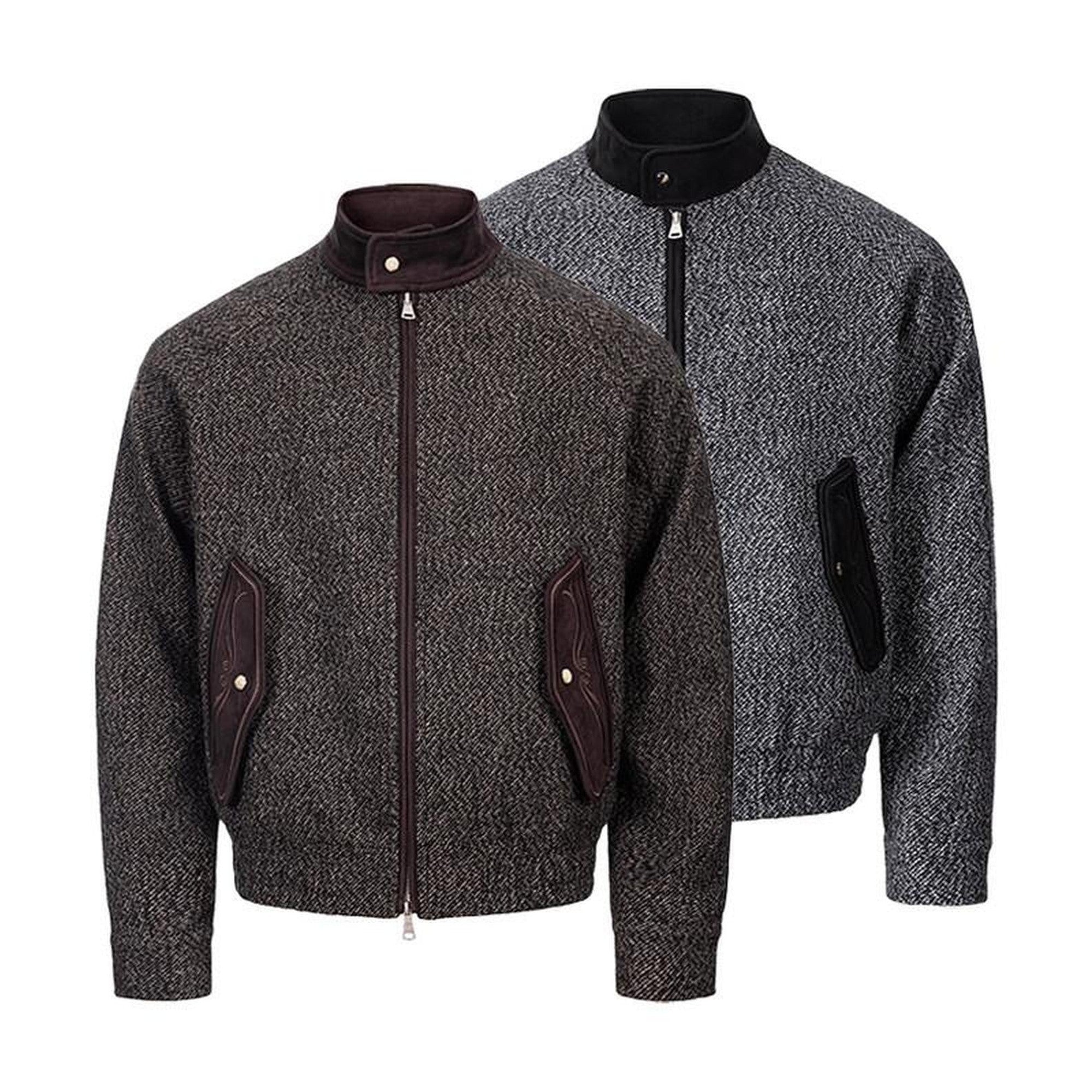 Embroidered Relaxed Fit Stand Collar Zip Front Unisex Everyday Casual Jackets main image