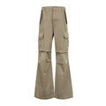 VLABMADE_100%_Cotton_Loose_Straight_Zipper_Distressed_Khaki_Casual_Classic_Cargo_Pants_MISSTT