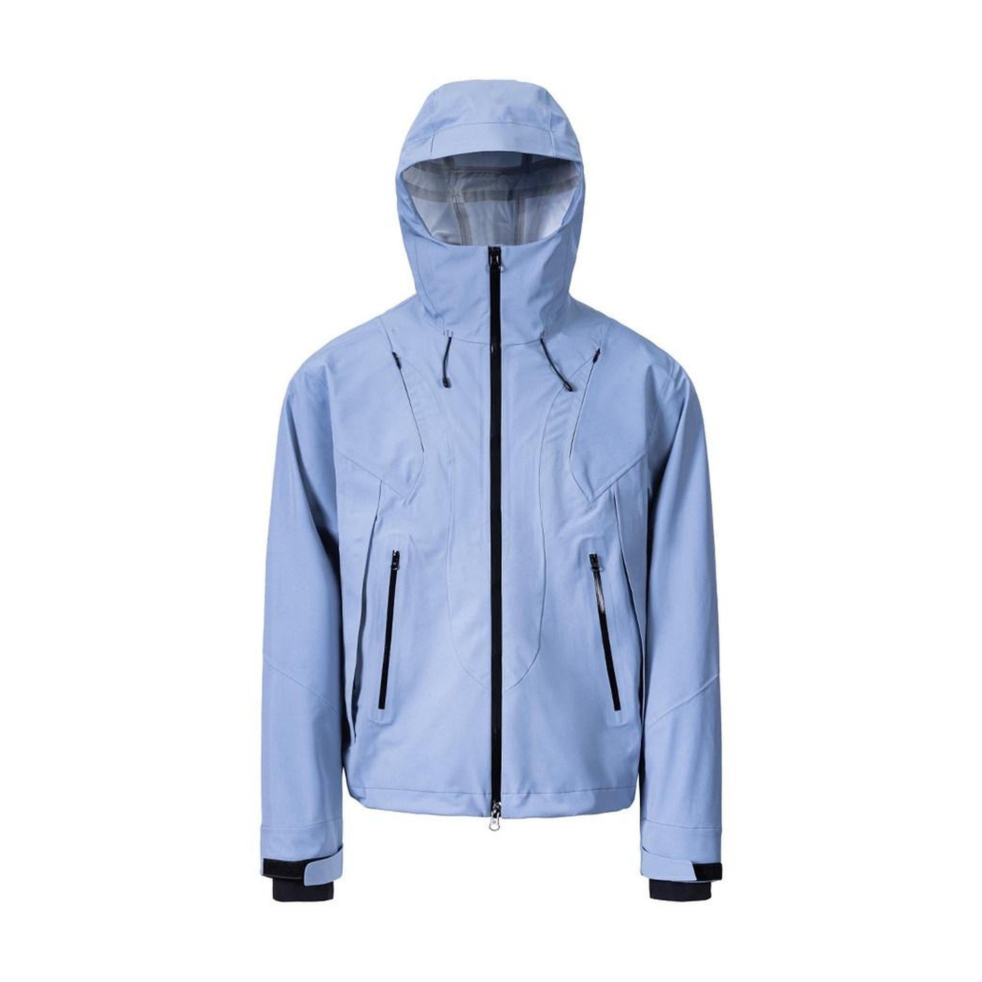 Fully Taped Seams Loose Fit Hooded Zippered Unisex Outdoor Shell Jackets main image