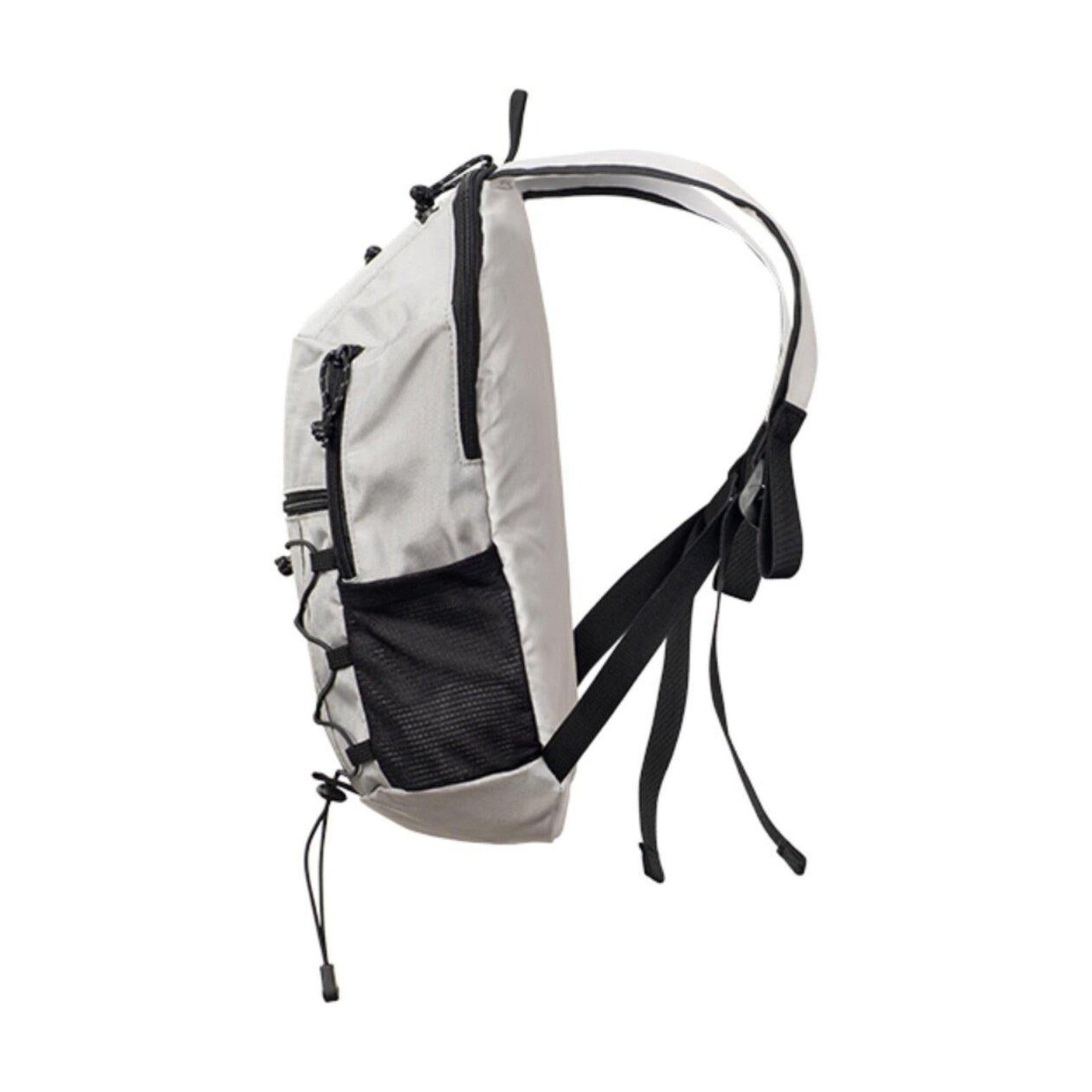 Lightweight Durable Polyester Sleek Double Shoulder Casual Silver Black Backpack main image