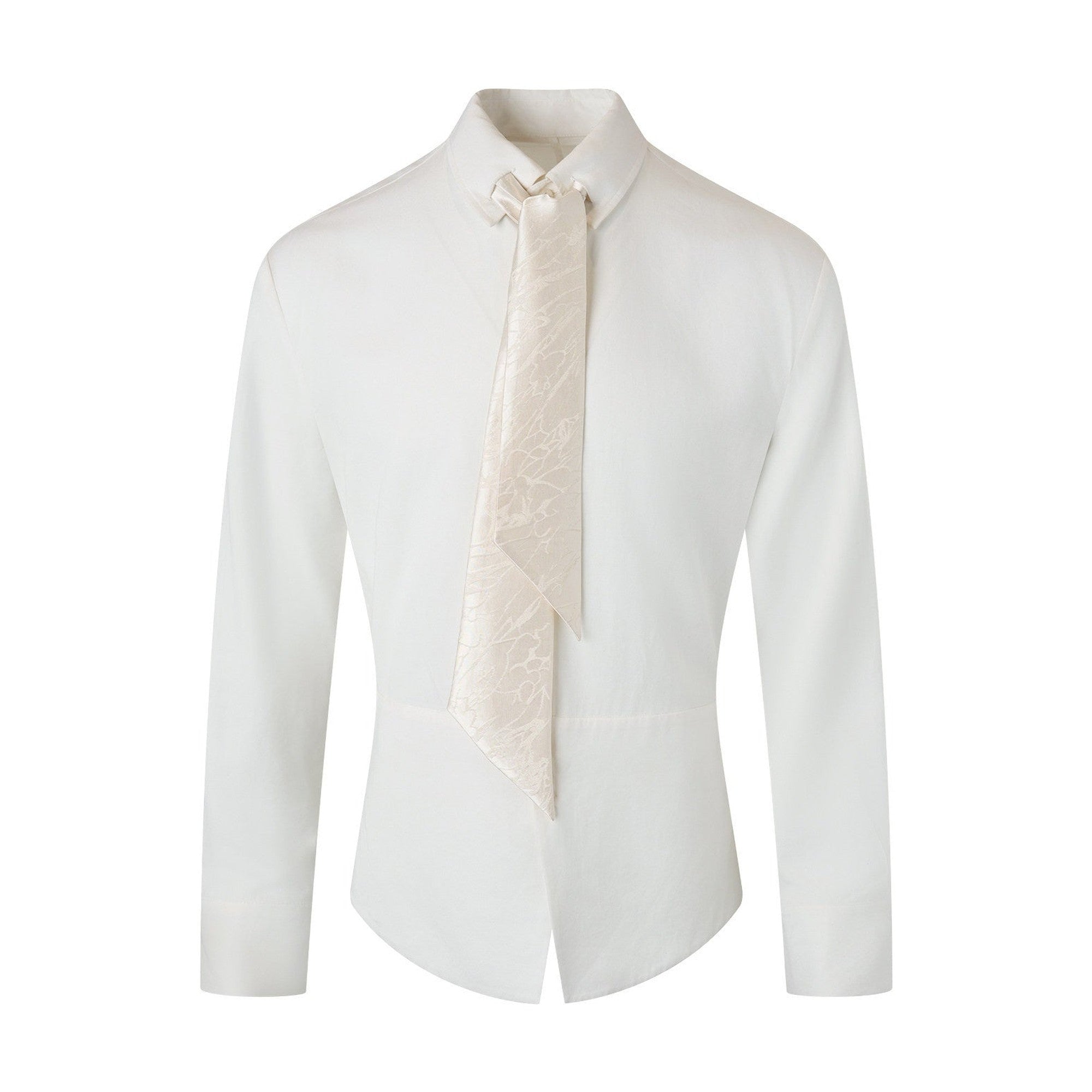 Lyocell Linen Slim Waist 3D Tailored British Unisex Casual Long Sleeve Shirts main image