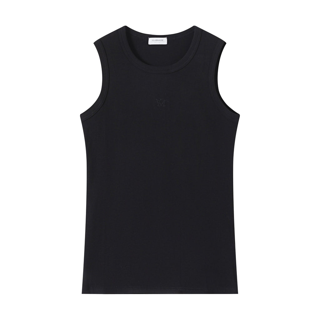 Moisture Wicking Ribbed Slim Everyday S To Xl Black White Gray Basic Tank Tops main image