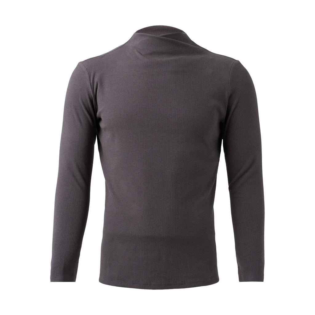No Iron Slim Cotton Stretch Breathable Unisex Half High Neck Turtleneck Sweaters main image