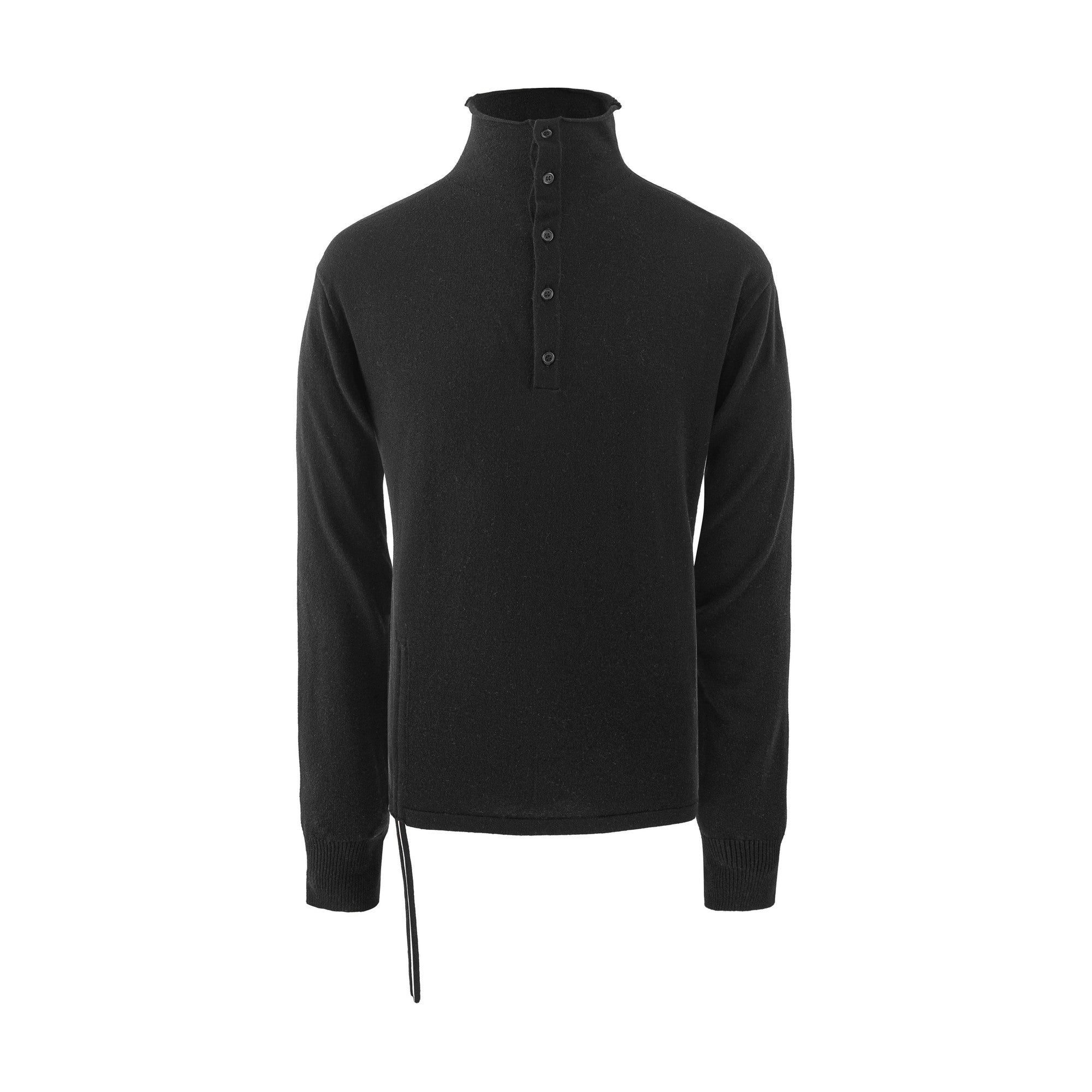 Soft Wool Embroidered Oversized Casual Unisex Campus Halfneck Knit Sweaters main image