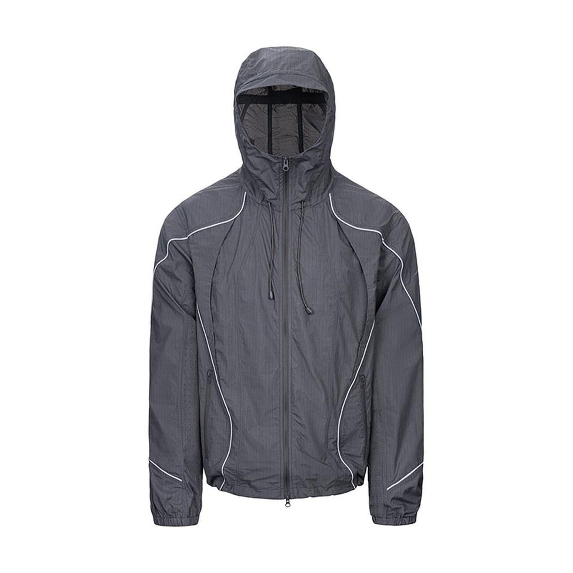 Upf50 Uv Protection Loose Fit Hooded Zip Unisex Nylon Sun Protection Hoodies main image