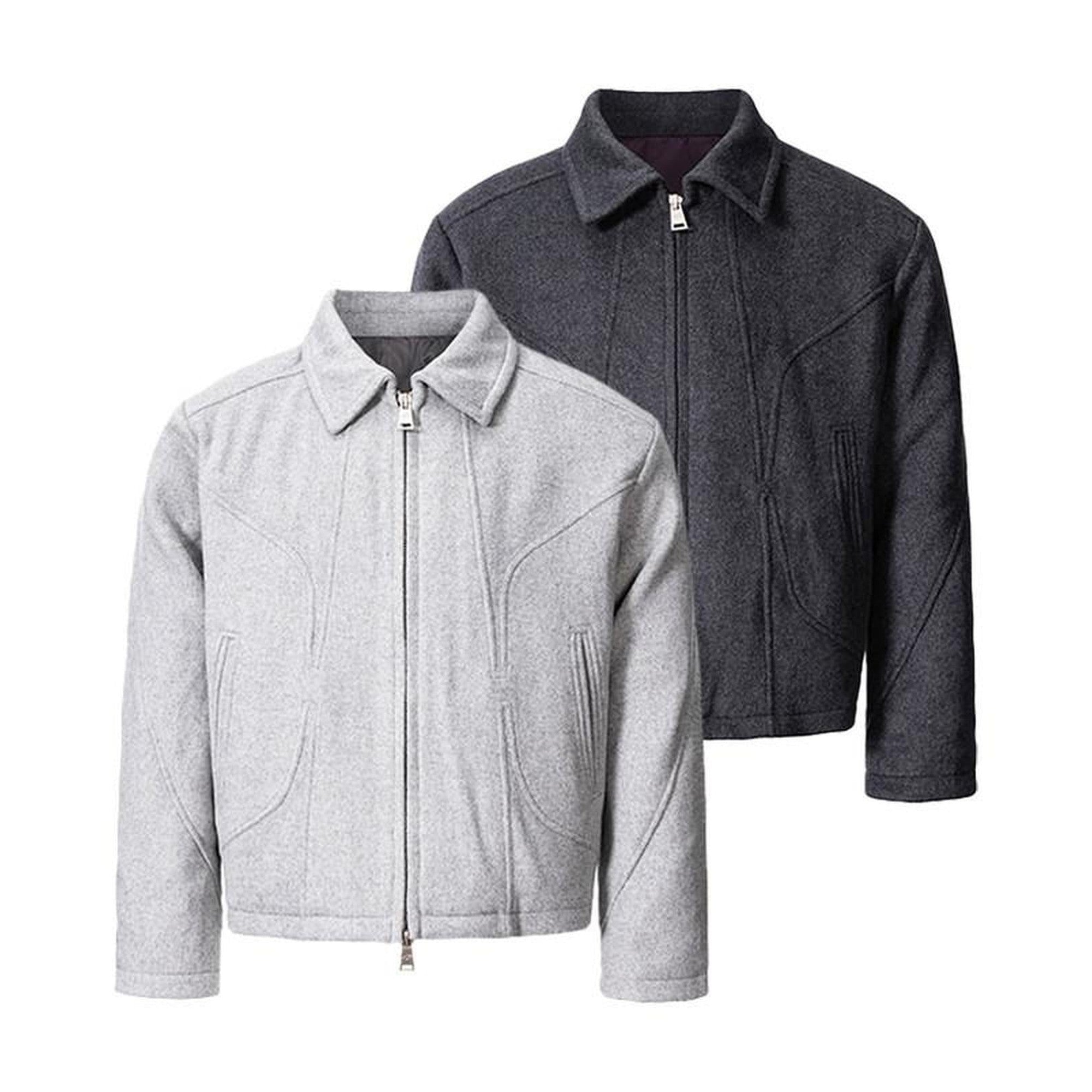 Warm 650Fp White Duck Down Thick Loose Casual Lapel Zipper Detail Down Jackets main image