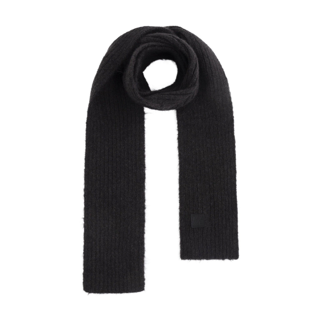 Warm Alpaca Wool Korean Style Long Rectangular Unisex Solid Color Scarves main image