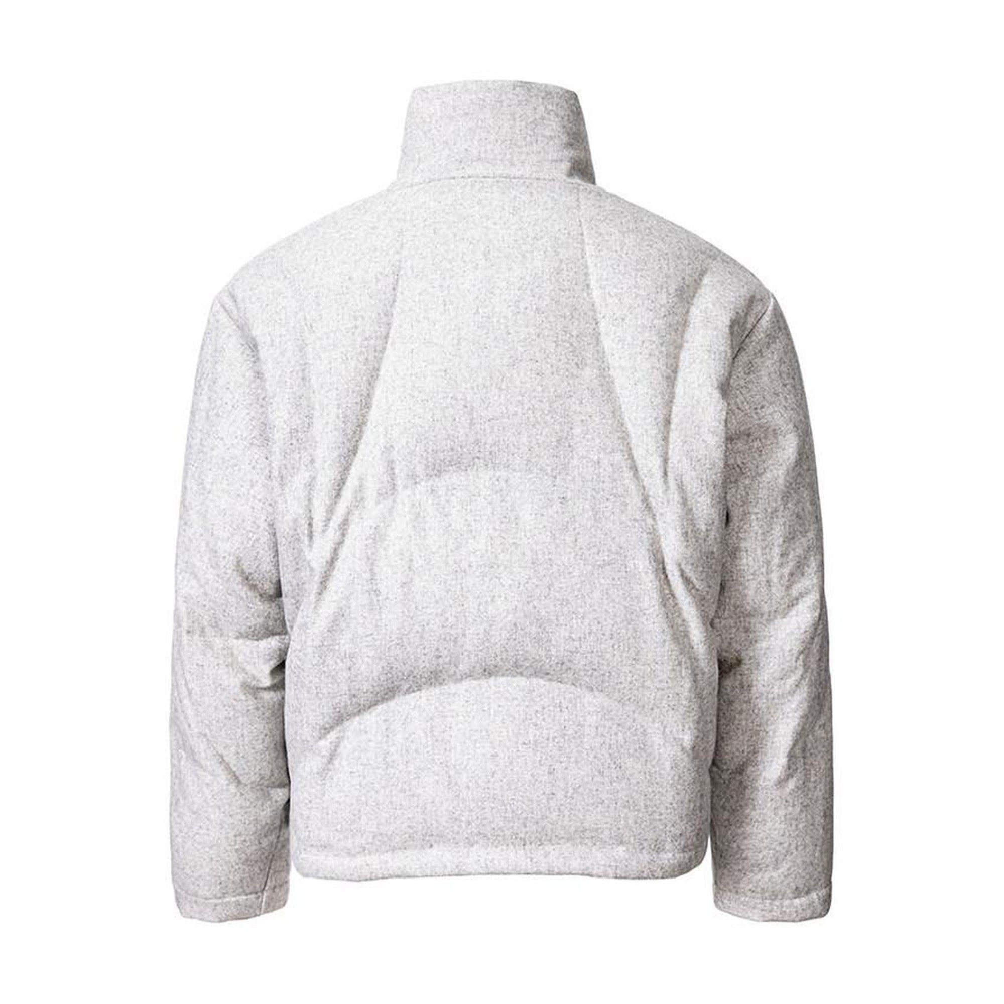 Warm Loose Stand Collar Cleanfit Youth Casual Grey Long Sleeve Down Jackets main image