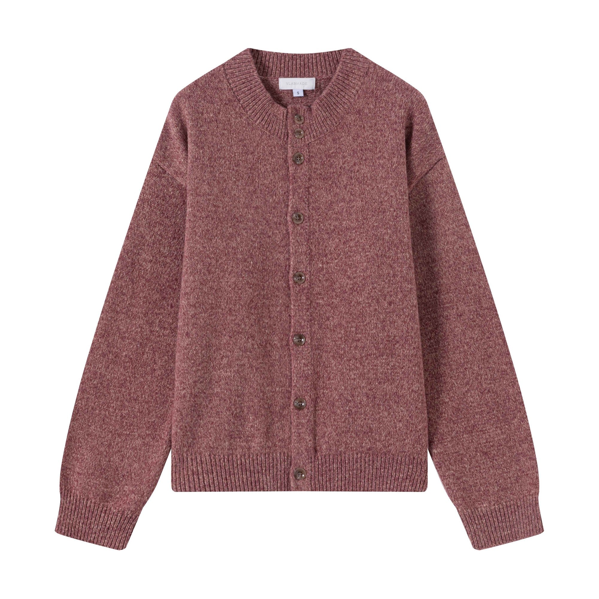 Washed Candy Color Vintage Loose Fit Mens Polyester Short Knit Cardigans main image