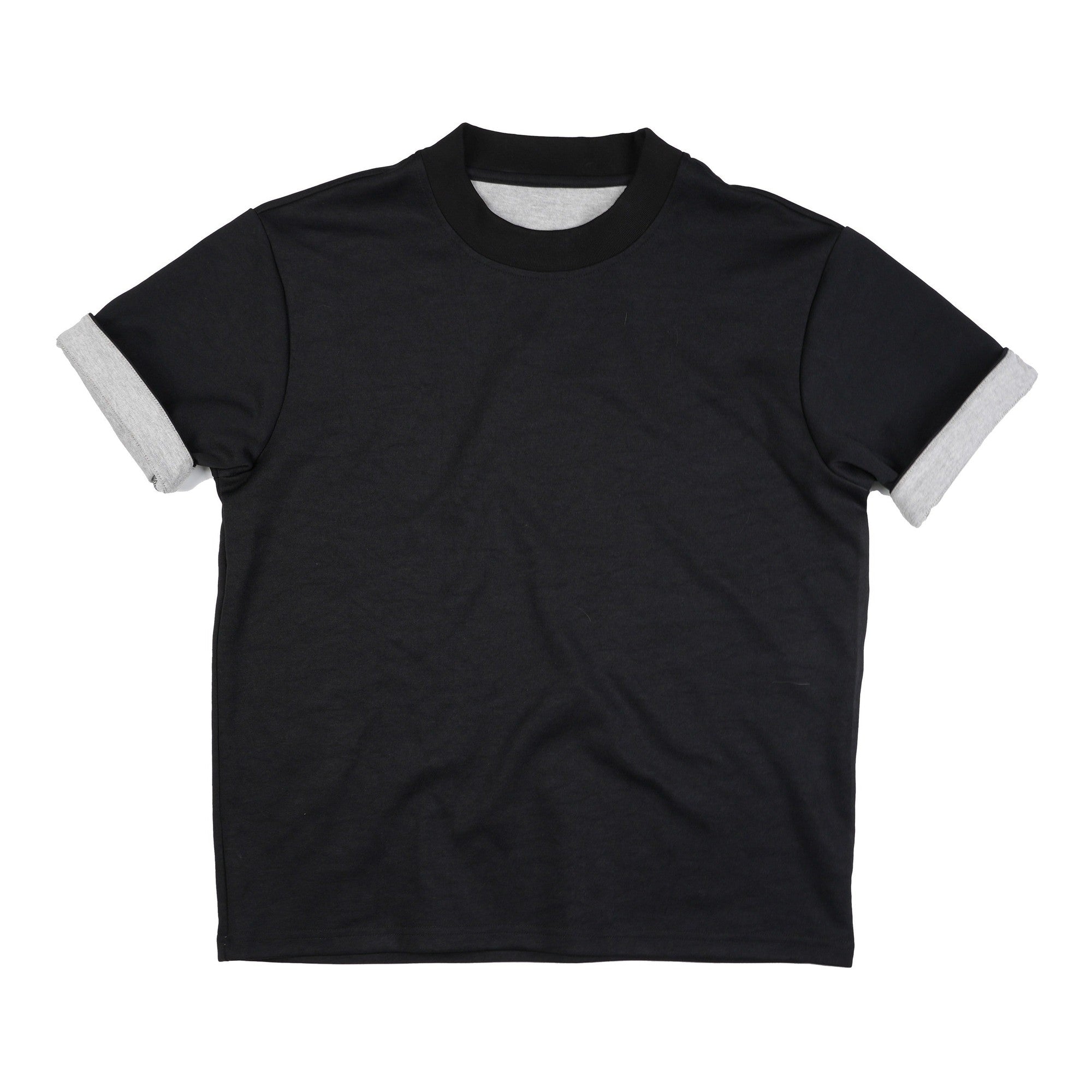 Wrinkle Free Colorblock Relaxed Fit Unisex Breathable Short Sleeve T-Shirts main image