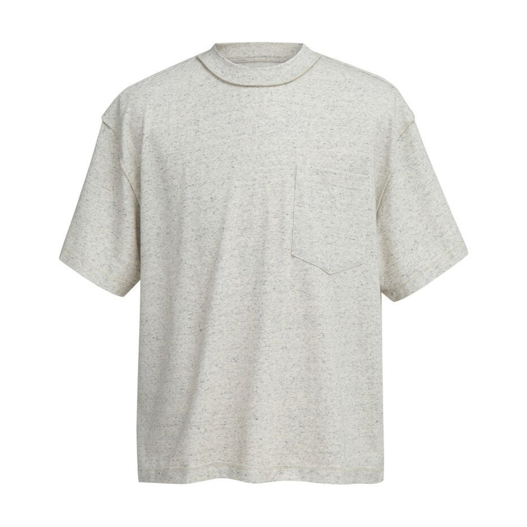 Wrinkle Free Cotton Blend Loose Fit Pocket Mens Urban Short Sleeve T-Shirts main image