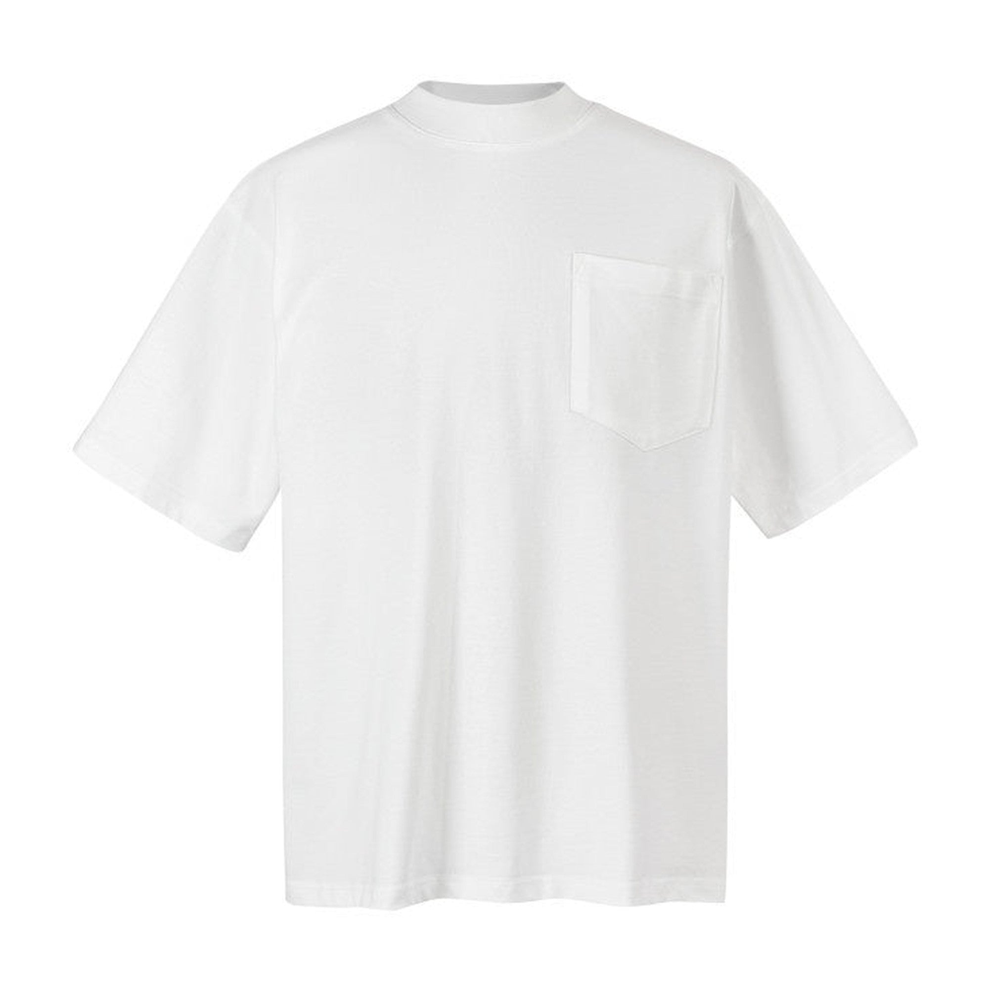Wrinkle Free Cotton Pocket Regular Fit Men Solid Short Sleeve T-Shirts main image