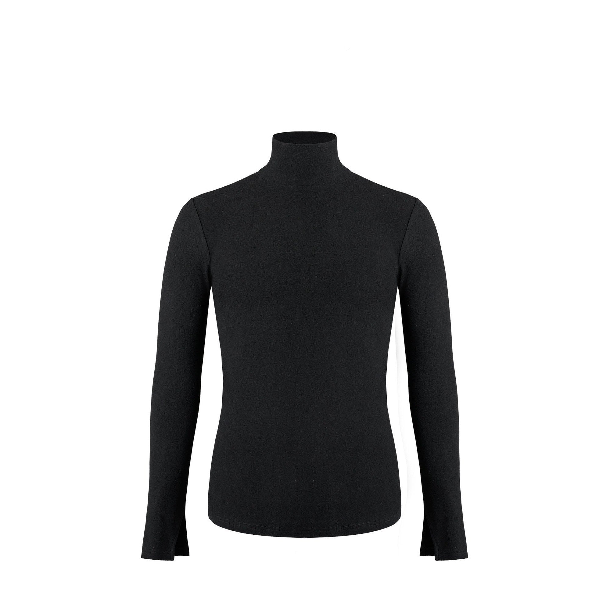 Wrinkle Free Derong Slim Fit Mens Minimalist Cotton Turtleneck Sweaters main image